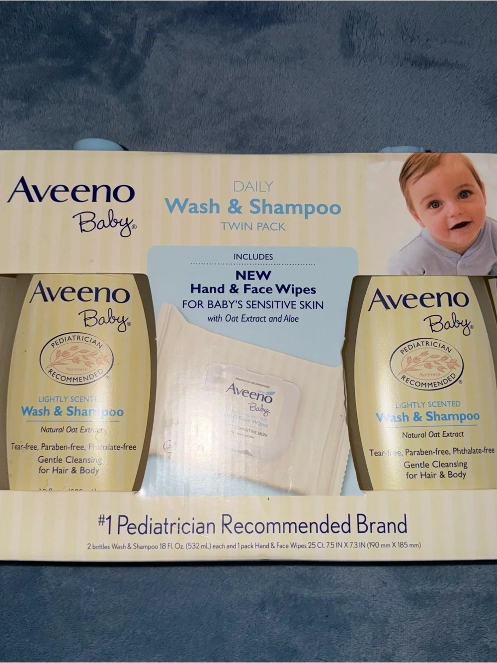 Daily Wash & Shampoo Twin Pack - Gentle Lightly Scented Yellow